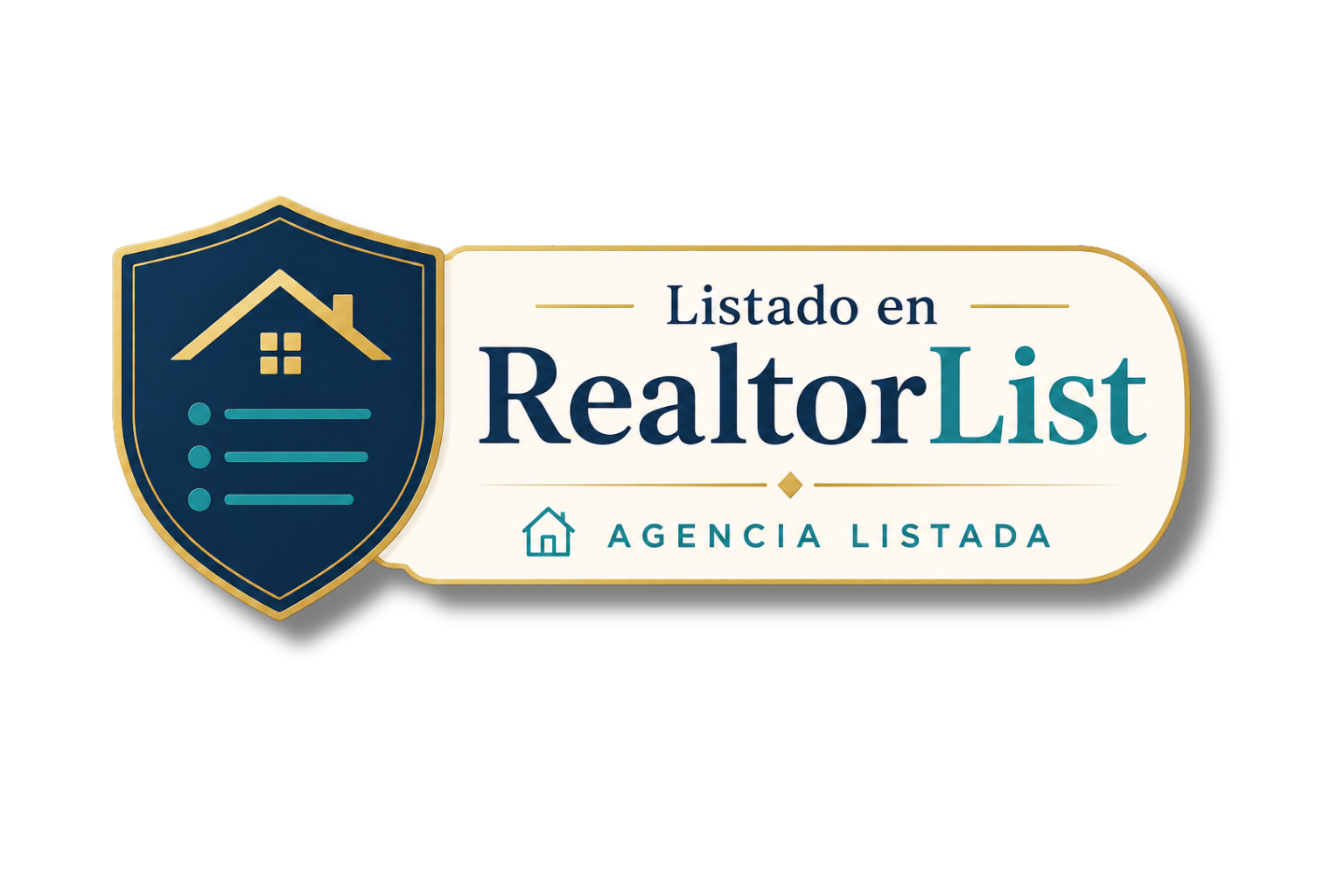 Distintivo de agencia listada en RealtorList