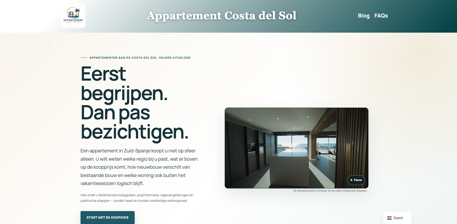 Página principal de Appartement Costa del Sol