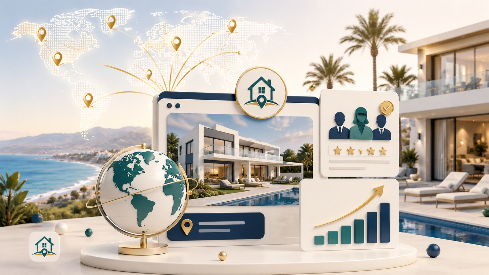 Cómo atraer compradores internacionales a una agencia inmobiliaria de la Costa del Sol