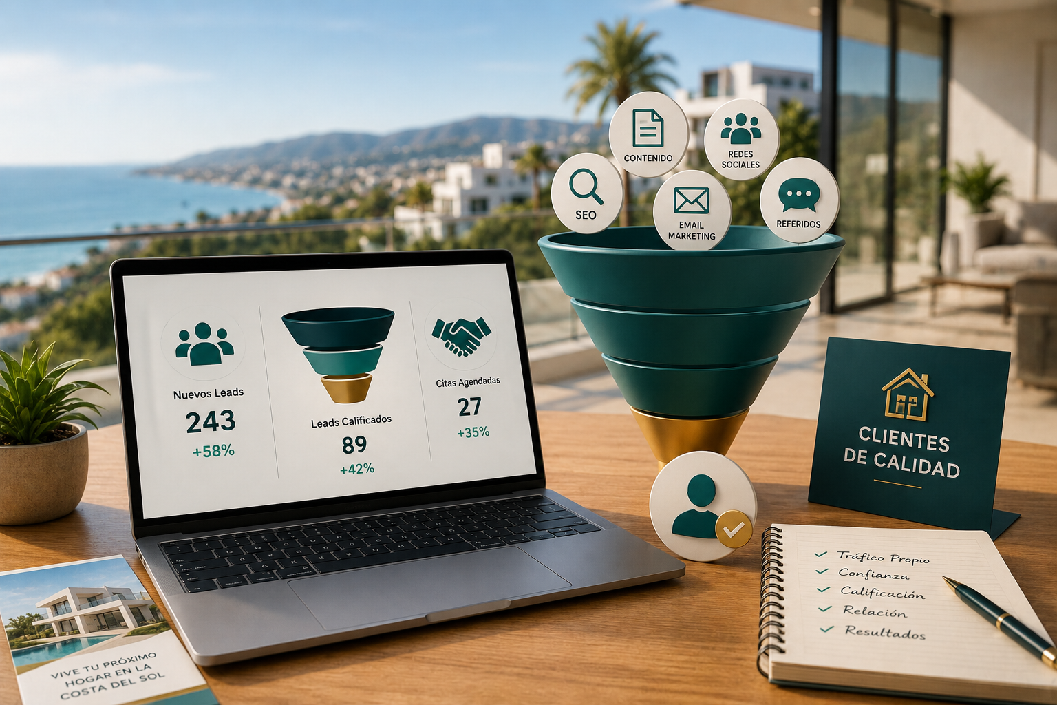 Cómo captar leads inmobiliarios de calidad sin depender únicamente de los portales