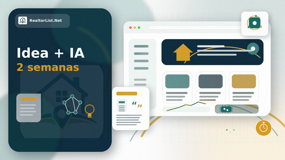 Hur en idé blev RealtorList.Net, en AI-driven fastighetsplattform, på bara två veckor