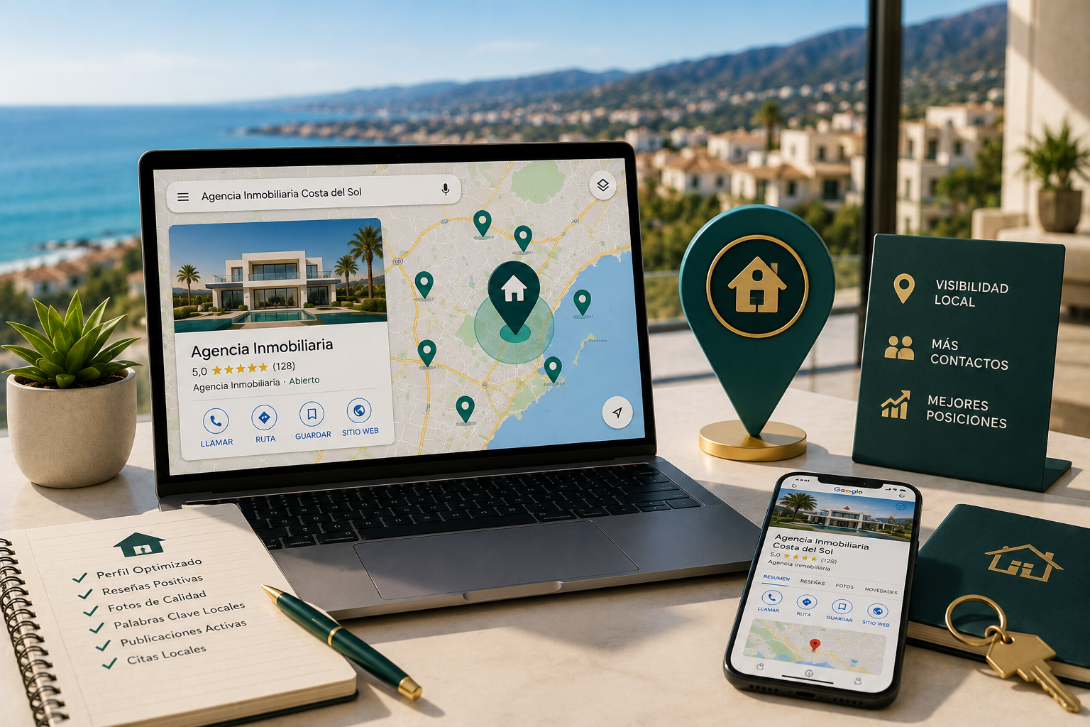 SEO local para inmobiliarias: cómo aparecer en Google Maps y búsquedas cercanas