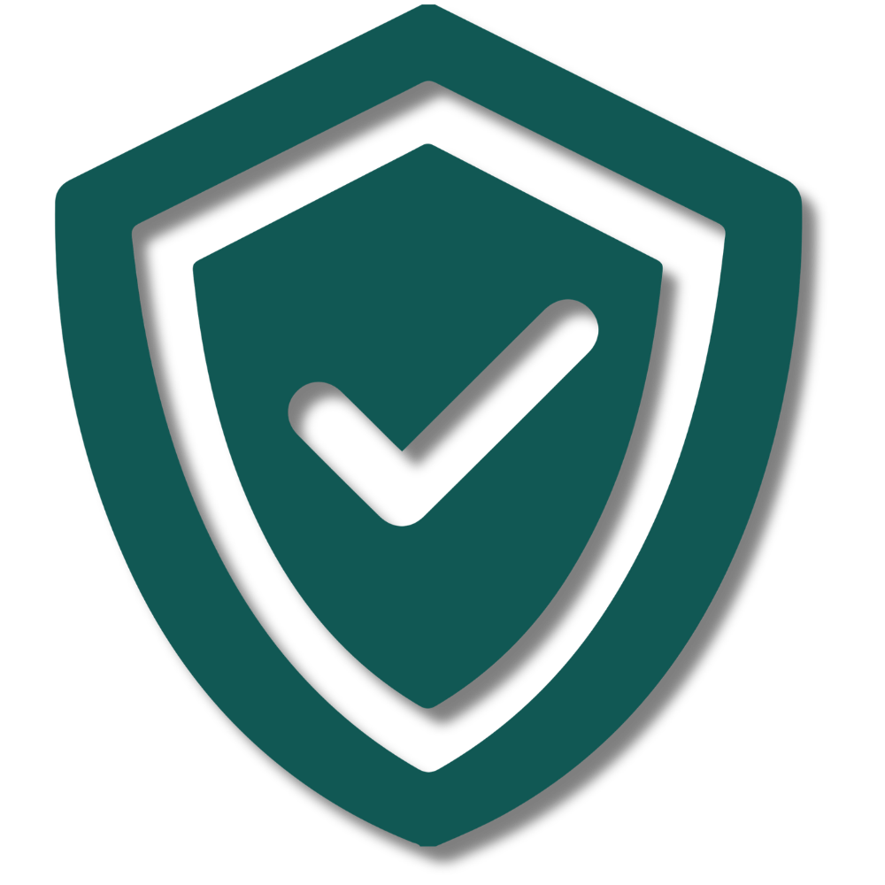 Icono de distintivo de confianza verificado