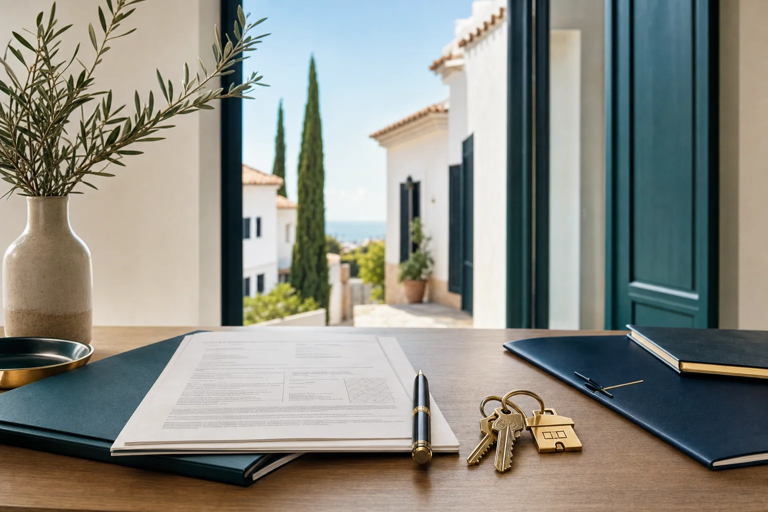 Imagen editorial sobre Nota simple, Registro y Catastro al comprar una vivienda